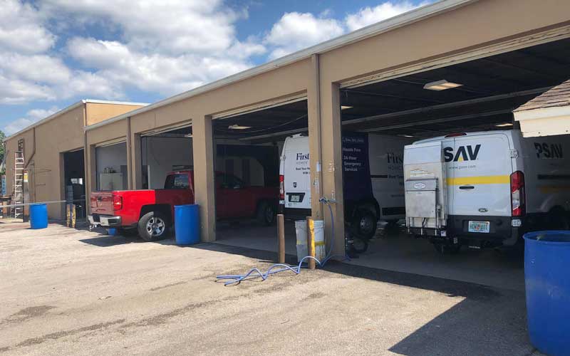 TLS Automotive collision repair facility at 2559 Fowler St, Fort Myers
